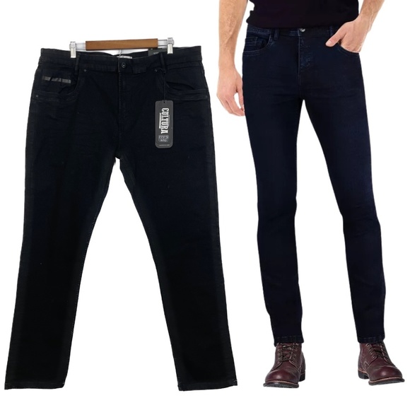 Cultura Other - ❌ SOLD NWT - MEN'S CULTURA PREMIUM DENIM, SLIM STRETCH JEANS, BLACK, SIZE 42